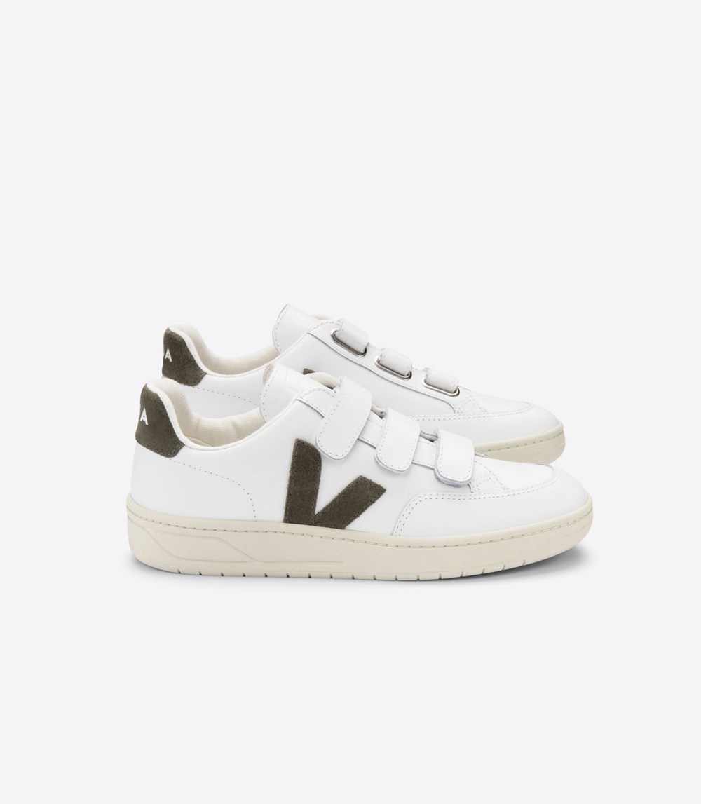 Veja Sneakers Mens - V-lock Leather - White - 0395IYPUA